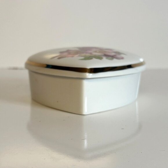 Gerold Porzellan Heart Trinket Box Porcelain Bavaria Western Germany - Picture 4 of 7